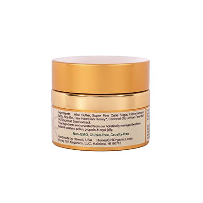 Honey Girl Organics Facial Scrub — Moisturizing & Exfoliating, 1.75oz, Hawaii Made