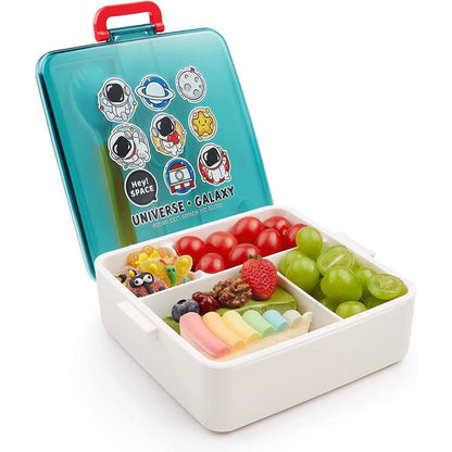 School Lunch Box Leak Proof Square Food Grade Snack 1300ml Container for Kids