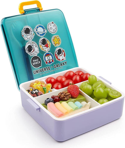 School Lunch Box Leak Proof Square Food Grade Snack 1300ml Container for Kids