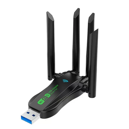 WiFi 6 USB Adapter with Bluetooth 5.4 – Dual Band 2.4GHz & 5.8GHz Wireless Network Adapter